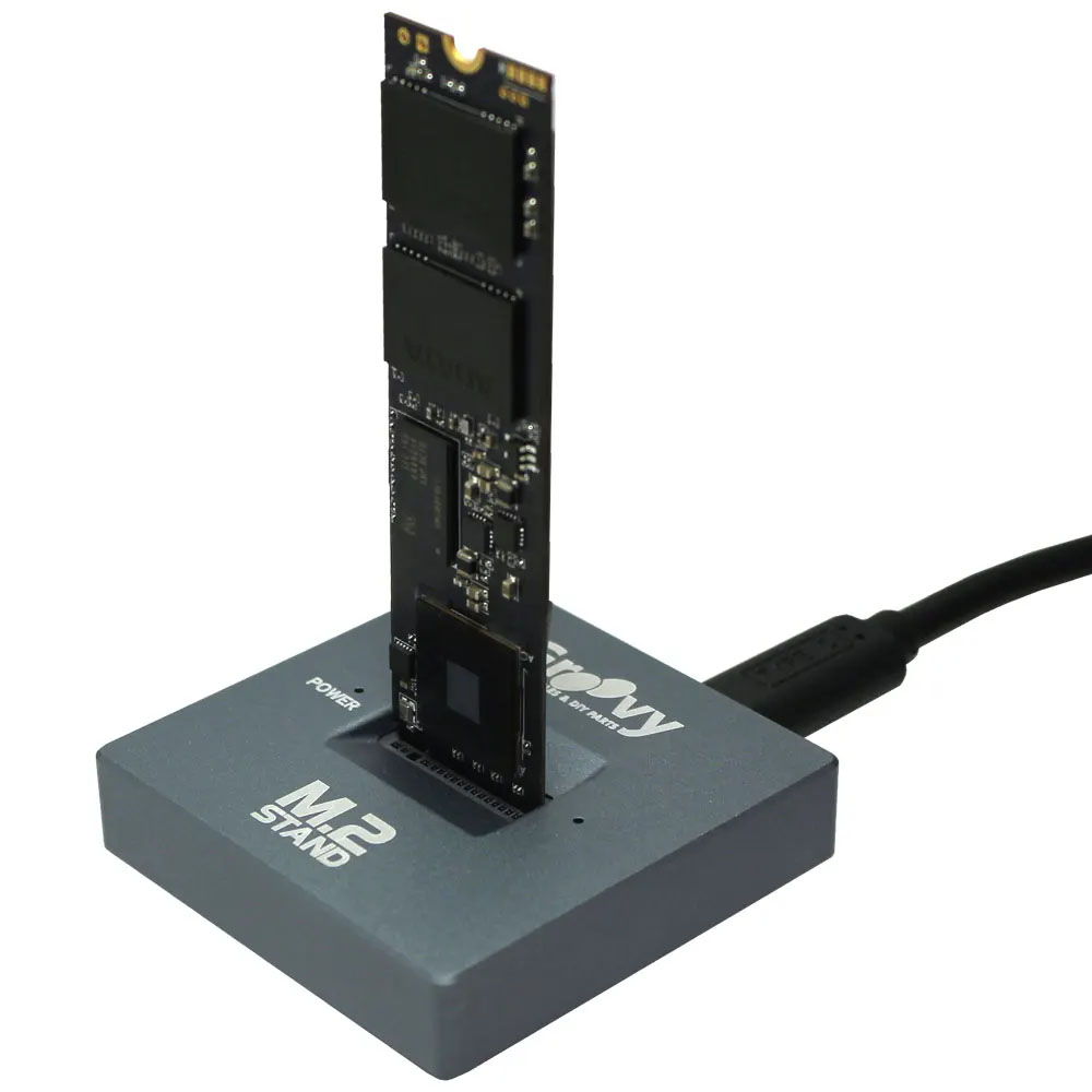 Groovy グルービー UD-M2ST NVMe/SATA M.2 SSD 両対応スタンド｜ツクモ 