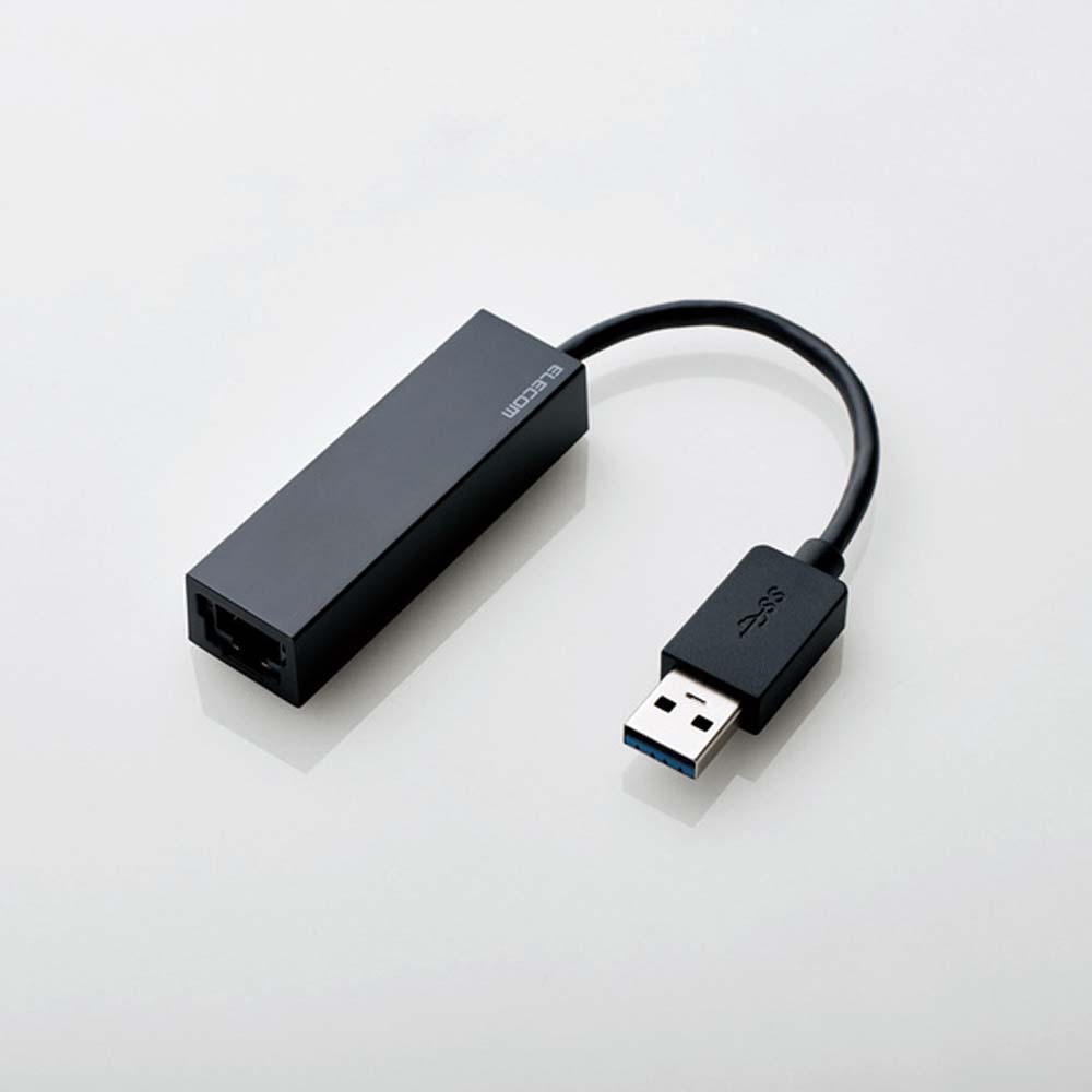 ELECOM エレコム EDC-GUA3-B （ブラック） [LANアダプター/USB-A/1Gbps