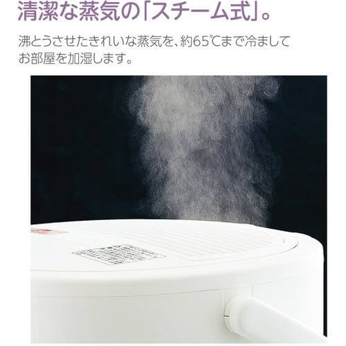 ZOJIRUSHI 象印 EE-DC35-WA （ホワイト） スチーム式加湿器 3.0L