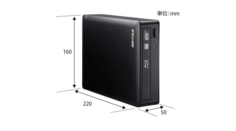 BUFFALO バッファロー BRXL-16U3V (ブラック) [BDXL対応/USB-A/USB3.0