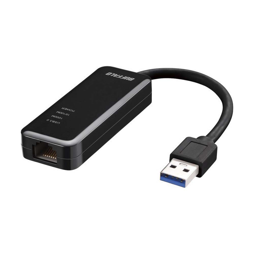 BUFFALO バッファロー LUA4-U3-AGTE-BK (ブラック) [LANアダプター /USB-A/1Gbps/USB3.0]｜ツクモ公式通販サイト