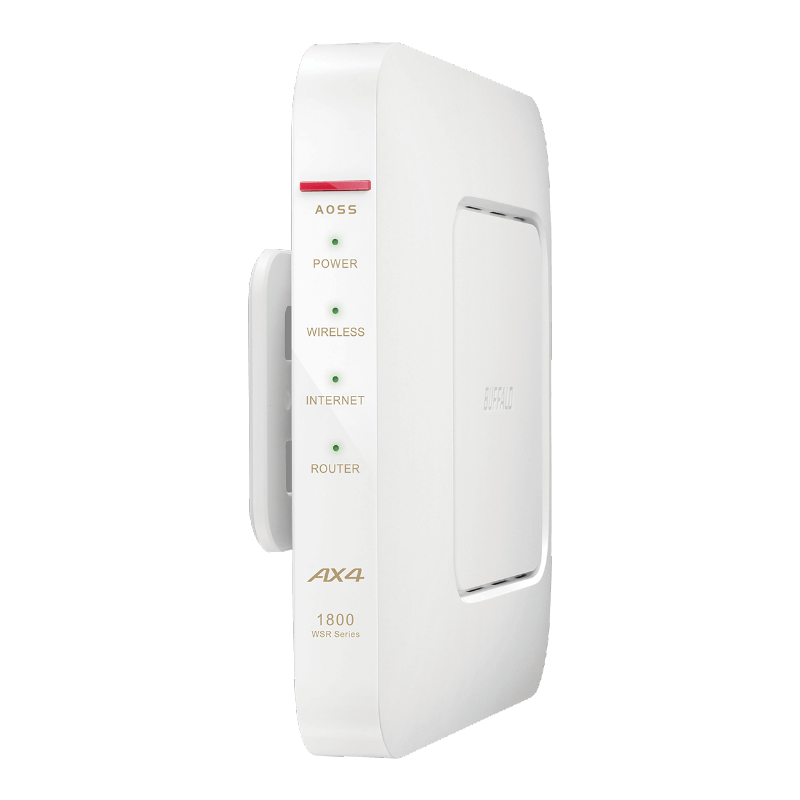 BUFFALO バッファロー WSR-1800AX4S-WH （ホワイト） [無線LAN親機/Wi-Fi 6（11ax）対応/1201