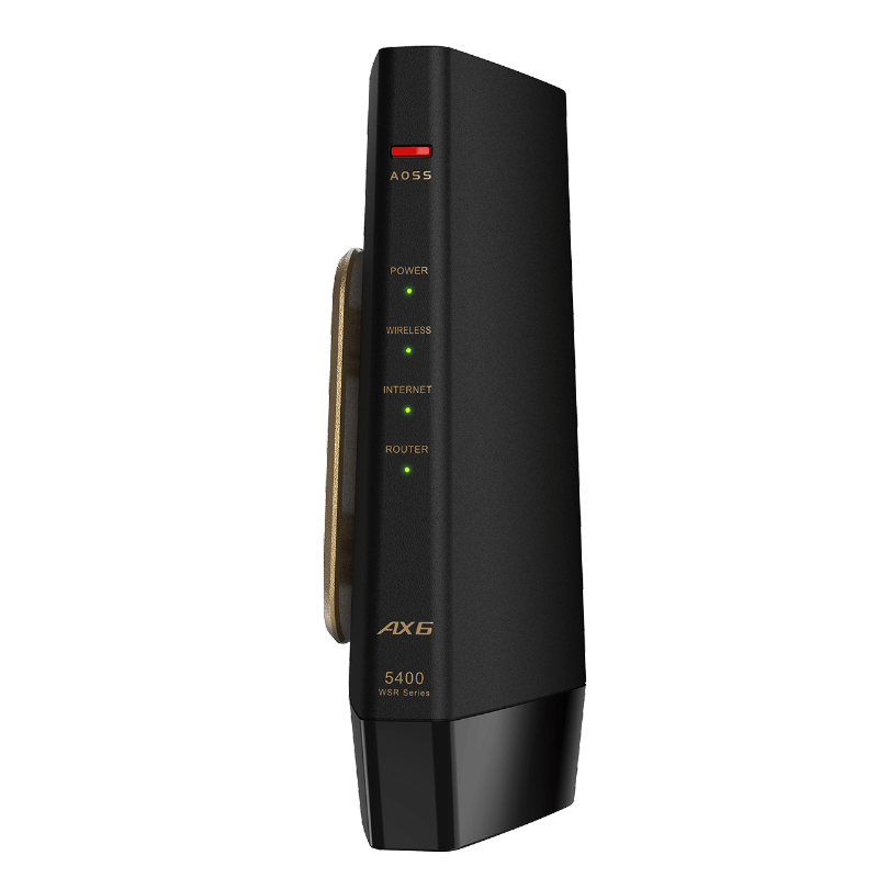 BUFFALO バッファロー WSR-5400AX6S-MB （マットブラック） [無線LAN親 