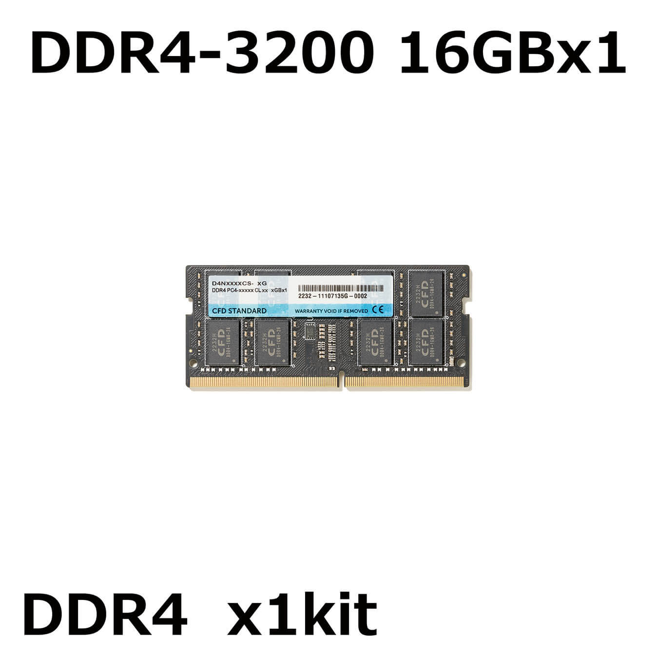 CFD販売 シーエフデー販売 D4N3200CS-16G [ノート用 / DDR4 SO-DIMM