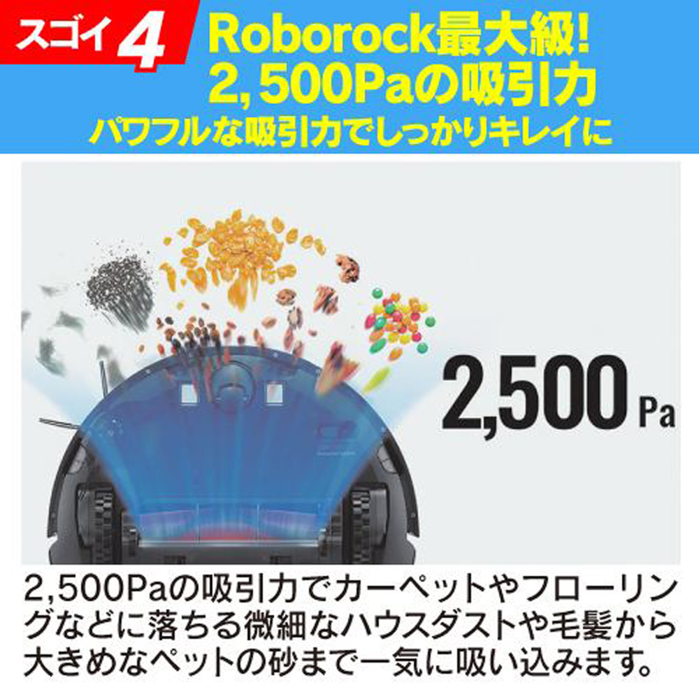 Roborock ロボロック E552-04 ROBOROCK E5掃除ロボット(黒)｜ツクモ 