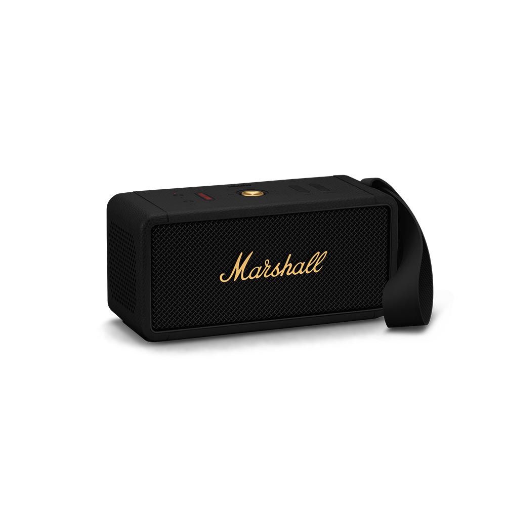 Marshall マーシャル MIDDLETON BLACK AND BRASS Bluetoothスピーカー 