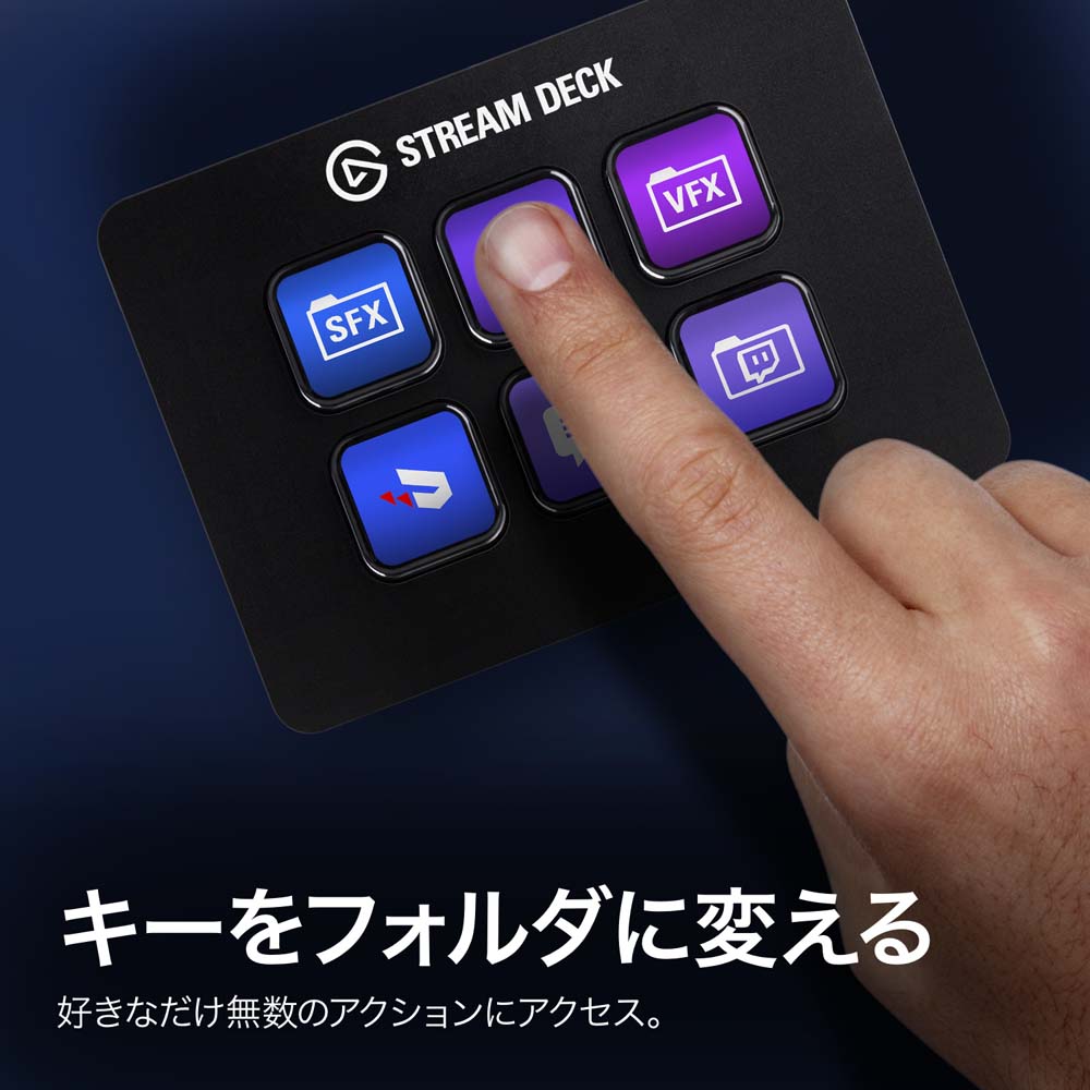 Elgato エルガト Stream Deck mini(日本語パッケージ) 10GAI9900-JP 多