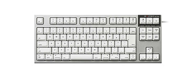 Mac用 キーボード シルバー/ホワイト　テンキーレス